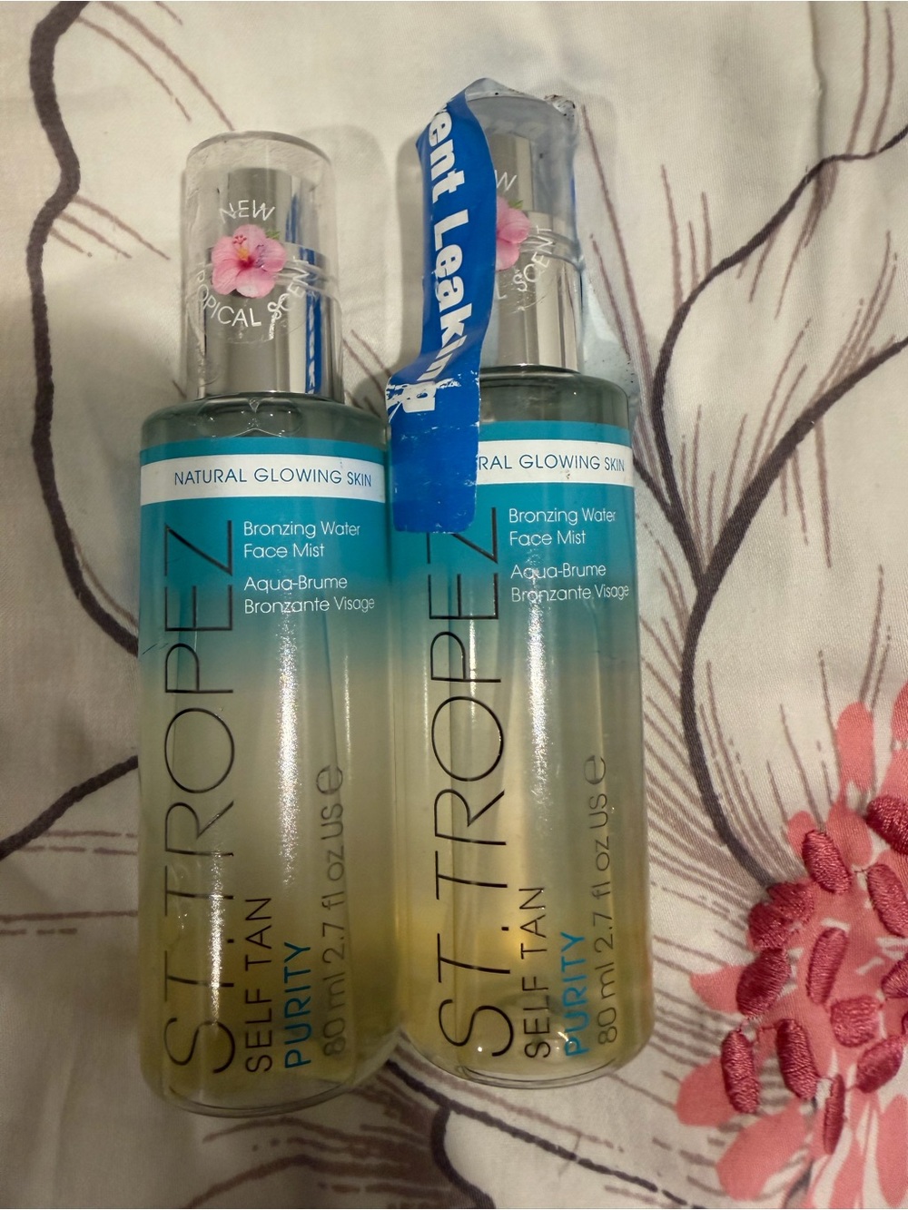 St. Tropez Self Tan Purity Bronzing Water Face Mist - TWO PACK